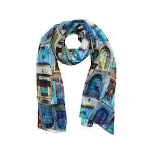 Architectural Modal Silk Designer Scarf