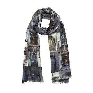 Architectural Cotton Modal Designer Scarf