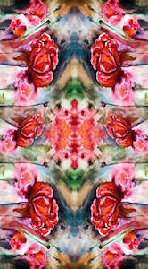 Floral Merino Silk Designer Scarf