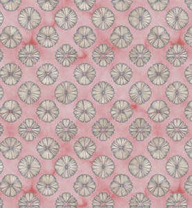 Linen: Japanese Floral Print Linen Designer Scarf