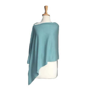 Ponchos: Duck Egg Blue Poncho