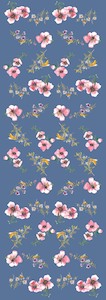 Floral Print Cotton Voile Designer Scarf