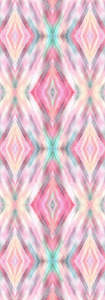 Cotton Voile: Prism Dream Geometric Scarf – Cotton Voile Designer Wrap | Pastel Diamond Mosaic Pattern