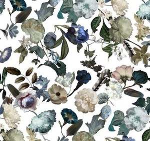 Floral Cotton Muslin Short Kimono