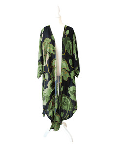 Floral Long Slit Kimono