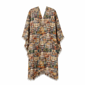 Fashion: Architectural Merino Wool Travel Cape