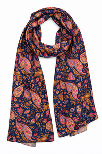Geometric: Regal Paisley – Merino Wool Scarf