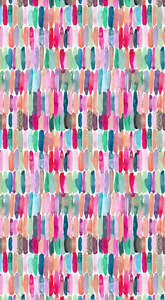 Colour Rhythm Fine Wool Scarf – Watercolour Brushstroke Abstract