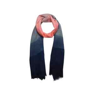 Ethereal Horizon Modal Silk Scarf – Layered Landscape Gradient