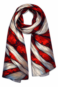 Floral Pure Silk Designer Scarf