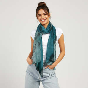 Heart Reef Ocean Scarf – Cashmere Wool Designer Wrap | Great Barrier Reef Aust&hellip;