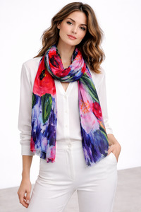 New Arrival: Blossom Brush Symphony – Fine Merino Winter Scarf