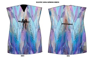 Kaftan: Modal Satin Maxi Kaftan