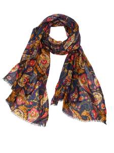 Regal Paisley – Merino Wool Scarf