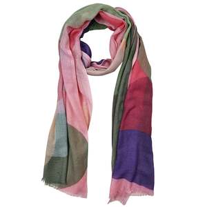 Pastel Orbit – Merino Wool Scarf