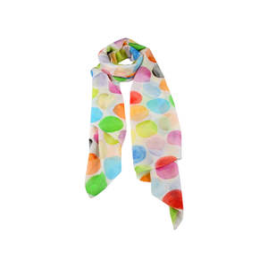 Geometric: Watercolour Dot Symphony – Cotton Modal Scarf