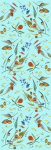 Cotton Modal: Aqua Wild Botanicals – Cotton Modal Scarf