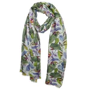 Willow Garden Whisper – Modal Silk Scarf