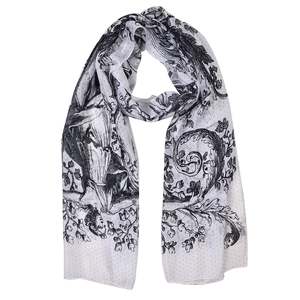 Silk 1: Eternal Baroque Muse – Pure Silk  Scarf