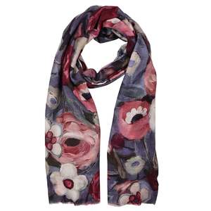 Fabric: Dusty Rose Garden – Fine Merino Scarf