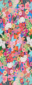 Scarves: Floral Fiesta Royale – Merino Wool  Scarf
