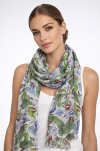 Willow Garden Whisper – Merino wool Scarf