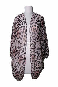 Animal Print Kimono