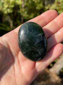 Jade: Nephrite Jade Palm stone