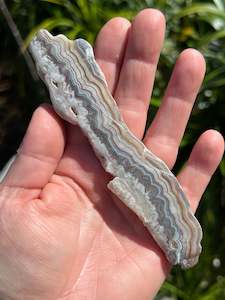 Crazy Lace Agate Slice, Mexican