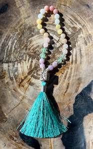 Pocket Mālā with Pastel Shade Beads