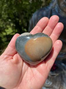 Polychrome Jasper Heart