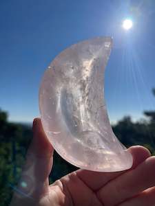Rose Quartz Moon Bowl