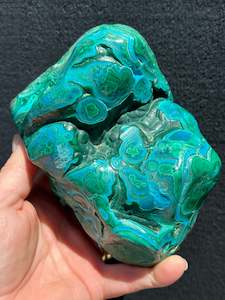 Malachite: Malacholla Specimen