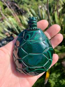 Malachite: Malachite Carved Turtle