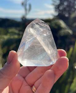Clear Quartz 1: Girasol Quartz Point