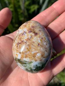 Ocean Jasper: Ocean Jasper Palm Stone