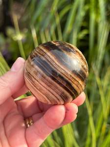 Chocolate Calcite Sphere