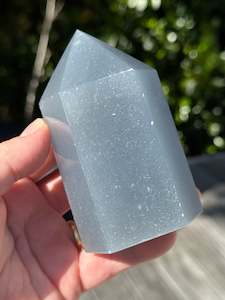 Towers And Points: Angelite Tower, “Snowflake”-“Feather”