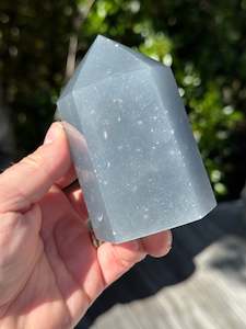 Angelite Tower, “Snowflake” - “Feather”