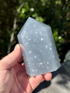 Angelite Tower, “Snowflake”- “Feather”