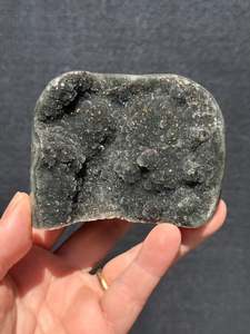 Amethyst: Black Amethyst cut base  9