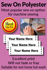 Sew On Labels - Polyester