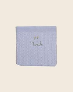 Baby Blankets: Merino Baby Blanket- Balloons Design