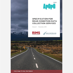 Specification for Road Condition Data Collection Services - Āpōpō