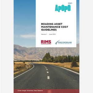 Products: Roading Asset Maintenance Cost Guidelines - Āpōpō
