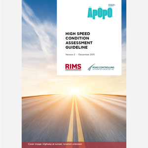 Products: High Speed Condition Assessment Guideline - Āpōpō