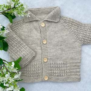 "Ainsley" merino baby jacket