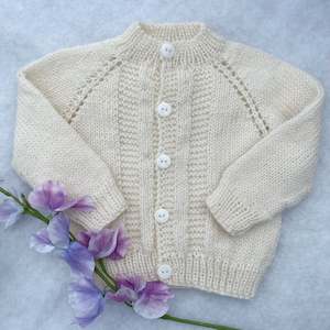 "Autumn" baby cardigan