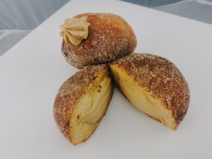 Products: Spanish “Leche Flan” Custard Donuts 6pcs