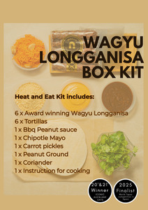 Products: Wagyu Longganisa Box Kit (6 pcs Heat & Eat)